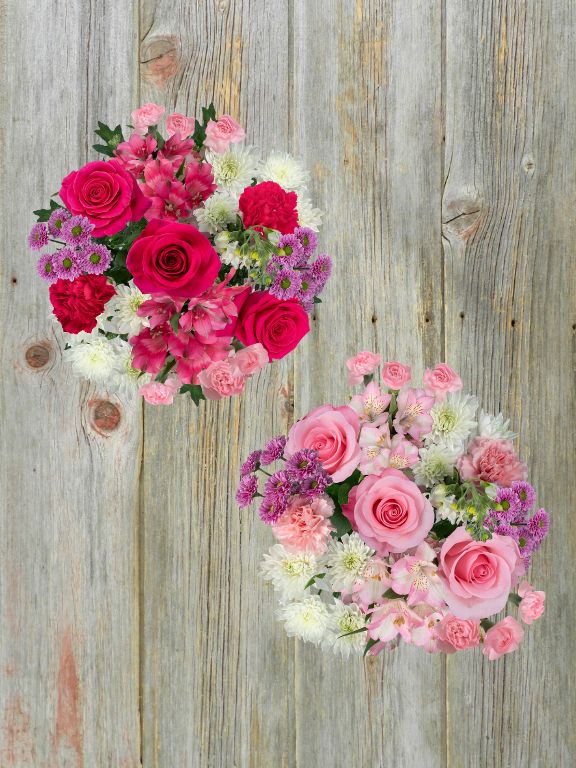 TOGETHER IN PINK COMBO - 14 STEM